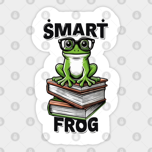 Frog Smart Sticker by JessArty